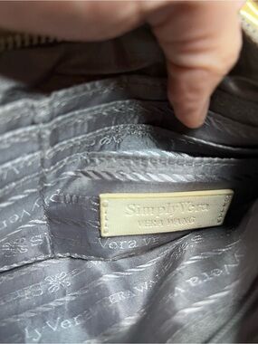 Simply Vera Vera Wang Taupe Textured Wristlet Clutch